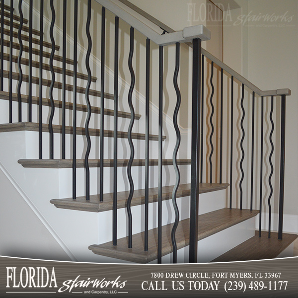 Stairway Metal Spindles in Cape Coral FL