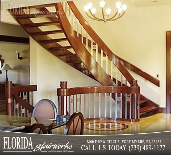 Mahogany Stairways in Sanibel Island Florida