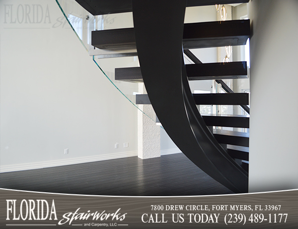 Curved Stairways in Sarasota Florida