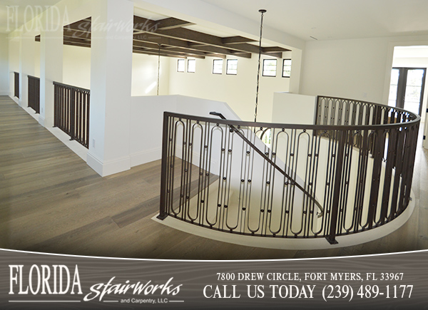 Stairway Banisters in Sarasota Florida